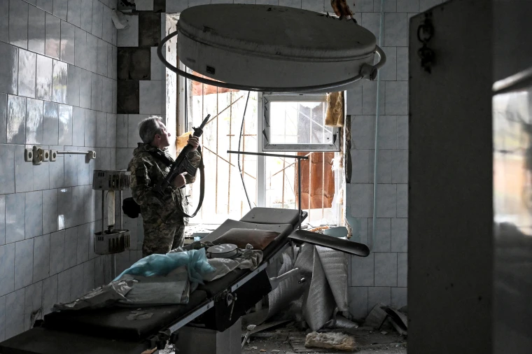 Front-line Orikhiv in southeastern Ukraine suffers from daily Russian shelling