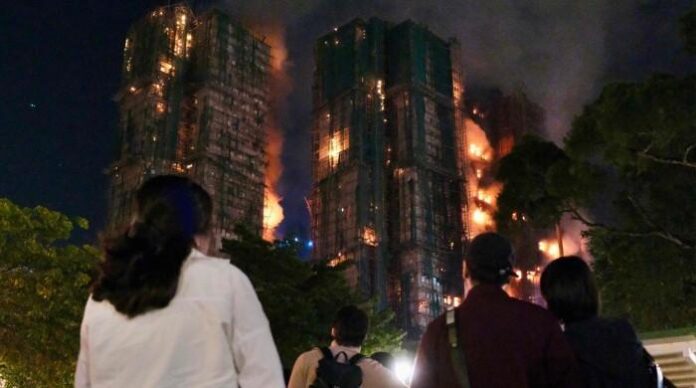 Thirty-six dead in Hong Kong housing estate fire: city leader