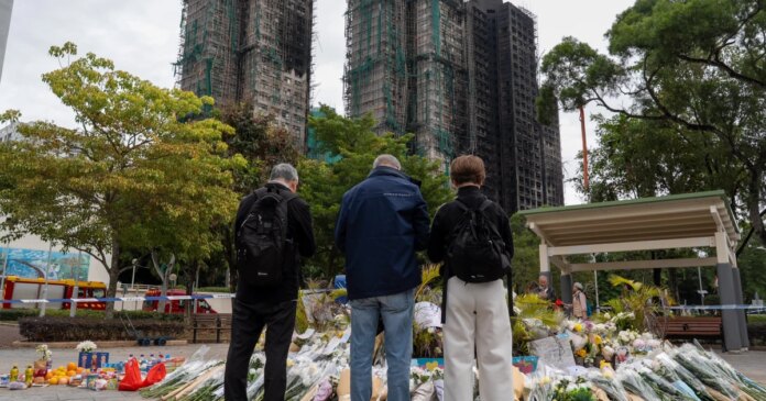 Death toll from Hong Kong fire rises to 146 as more arrests are made in corruption probe
