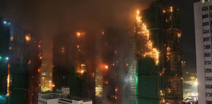 Hong Kong buildings blaze kills 44, nearly 300 missing