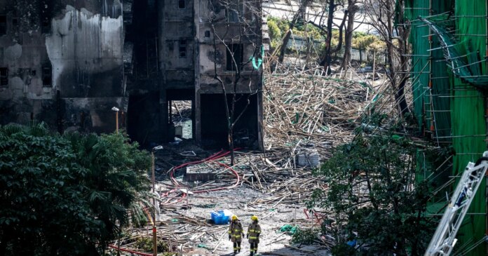 Hong Kong fire draws public fury, and tests Beijing's grip on city