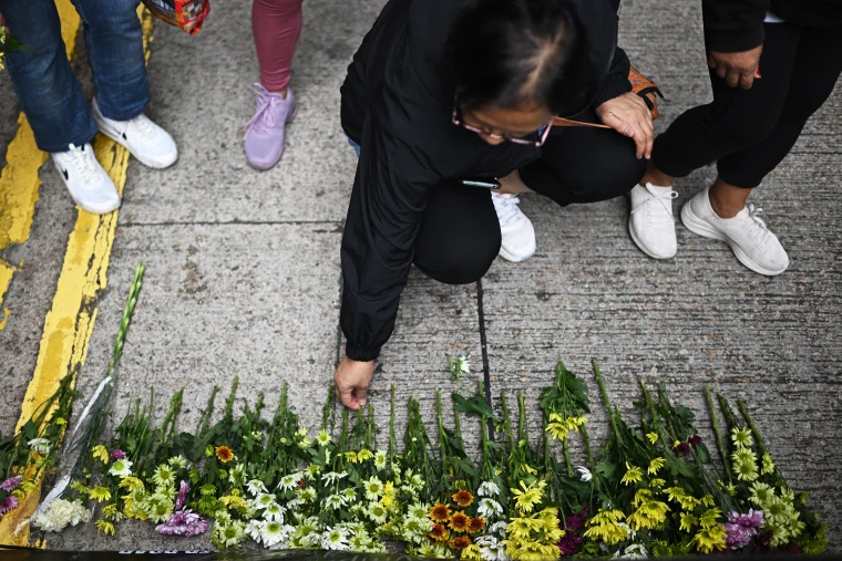 Image: HONG KONG-CHINA-FIRE