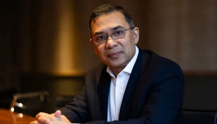 Acting chairman of Bangladesh Nationalist Party (BNP), Tarique Rahman, poses for a portrait in a hotel in south-west London on Dec 30, 2023. — AFP