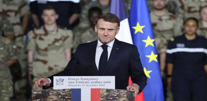 France to build new aircraft carrier, Macron tells troops based in Gulf