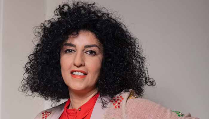 This undated image shows  Nobel Peace Prize winner Narges Mohammadi. — AFP