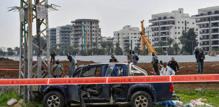 Palestinian kills two in stabbing and ramming attack in Israel