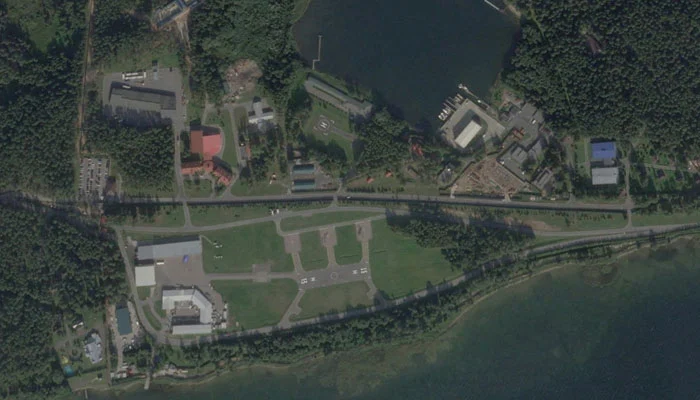 Satellite imagery shows Vladimir Putins residential complex in Roshchino, Novgorod Region, Russia August 31, 2023. — Reuters