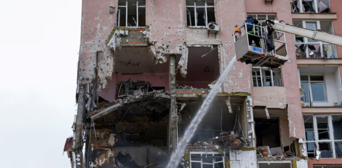 Russian drones, missiles pound Ukraine ahead of Zelenskiy-Trump meeting