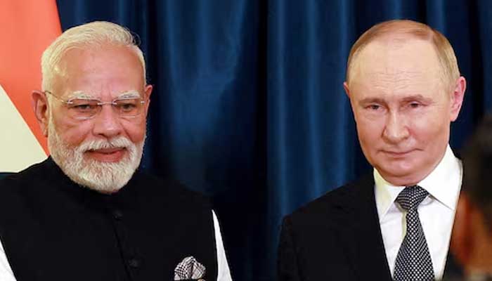 Russian President Vladimir Putin and Indian Prime Minister Narendra Modi attend a meeting on the sidelines of the Shanghai Cooperation Organisation (SCO) summit in Tianjin, China, September 1, 2025. — Reuters