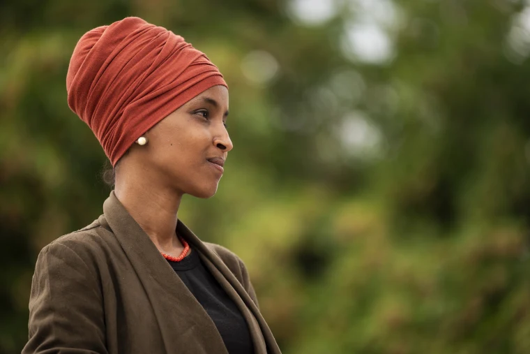 Omar is hoping to retain her seat as the representative for Minnesota's 5th Congressional District in next week's primary election.