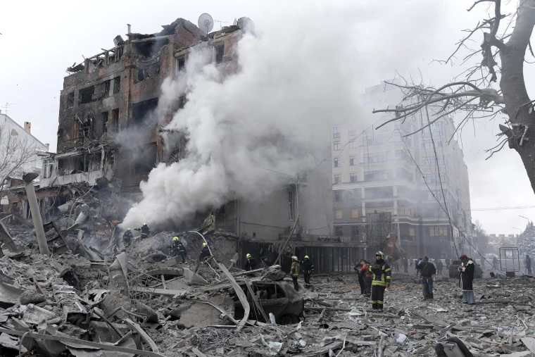 Russian Missile Attack Targets Civilians In Kharkiv