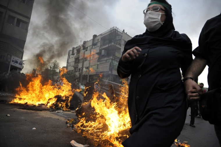 TOPSHOT-IRAN-VOTE-UNREST