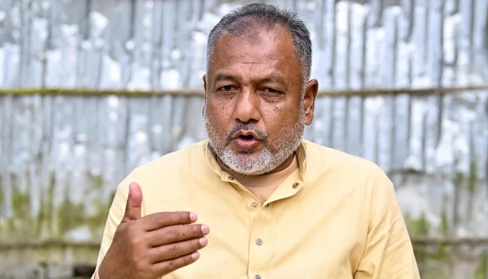 This photograph, taken on January 14, 202,6 shows Bangladesh Nationalist Party (BNP)s election candidate SM Zilany speaking during an interview with AFP in his electoral constituency, Gopalganj, Bangladesh. — AFP