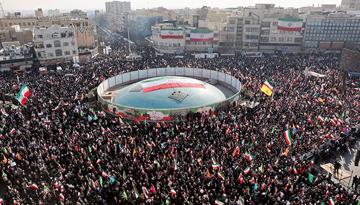 Iranians attend a pro-government rally in Tehran, Iran, January 12, 2026. — Reuters