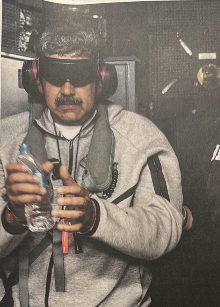 Nicolas Maduro, president of Venezuela, in U.S. custody.