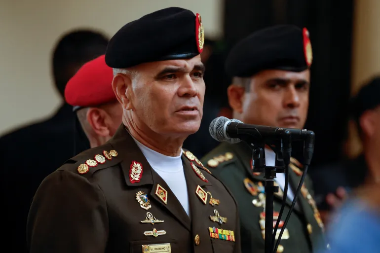 Venezuela's Defence Minister Vladimir Padrino Lopez 