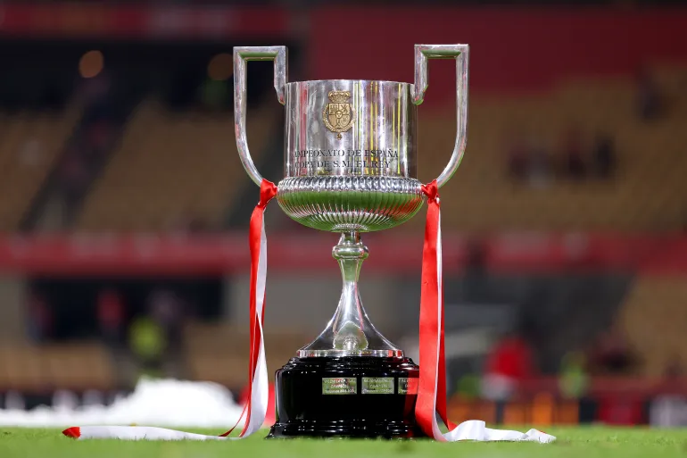 Copa del Rey trophy.
