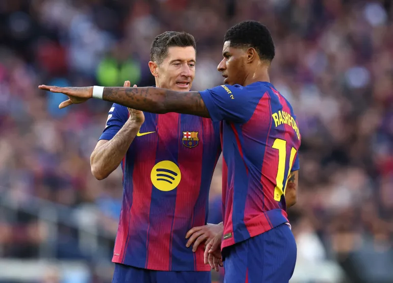 Marcus Rashford reacts.