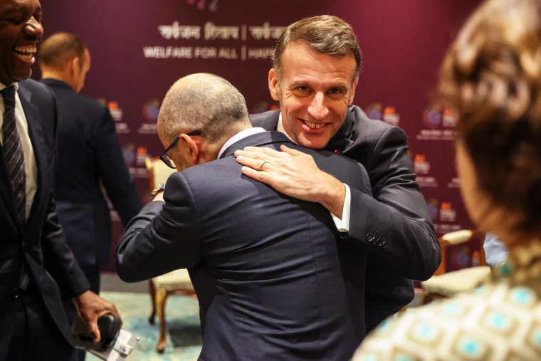 Image: INDIA-FRANCE-TECHNOLOGY-AI