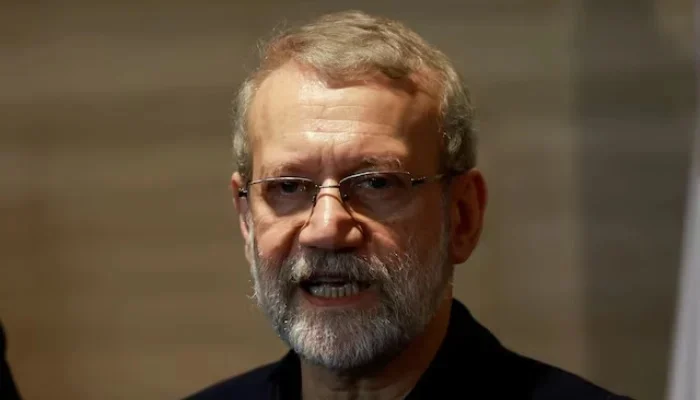 Ali Larijani, former chairman of the Iranian Parliament, attends a press conference after meeting with Lebanese Parliament Speaker Nabih Berri in Beirut, Lebanon, on November 15, 2024. — Reuters