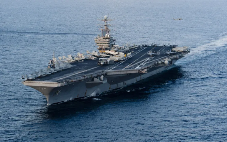 (FILES) This January 19, 2012 image provided by the US Navy, shows the Nimitz-class aircraft carrier USS Abraham Lincoln transiting the Arabian Sea.