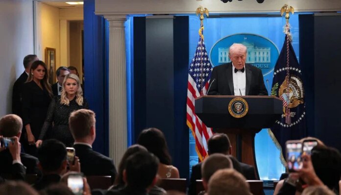 Trump calls suspect in press dinner attack 'pretty sick guy' whose views alarmed relatives