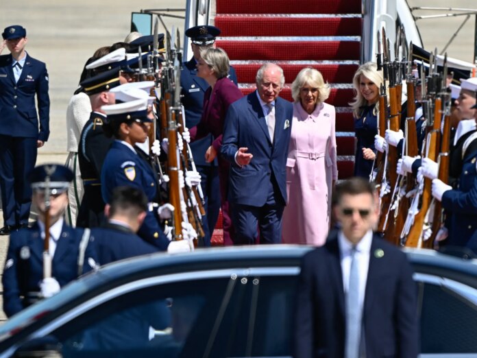 King Charles and Queen Camilla arrive for high-profile US state visit | Donald Trump News