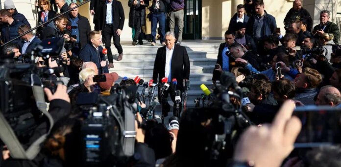 Hungarians vote in record numbers in election that could oust Orban, rattle Russia