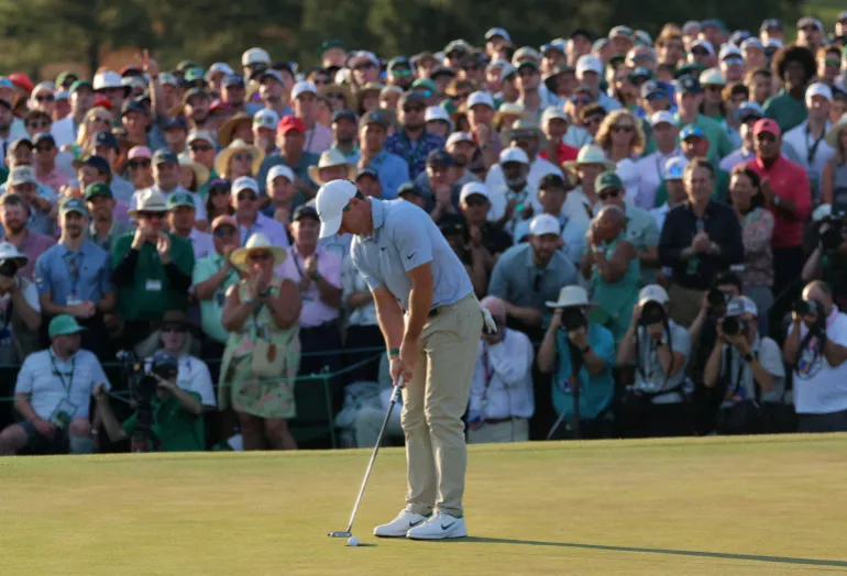 Rory McIlroy in action.