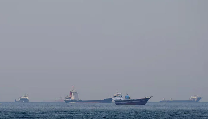 Ships and boats in the Strait of Hormuz off the coast of Musandam, Oman, April 20, 2026. — Reuters