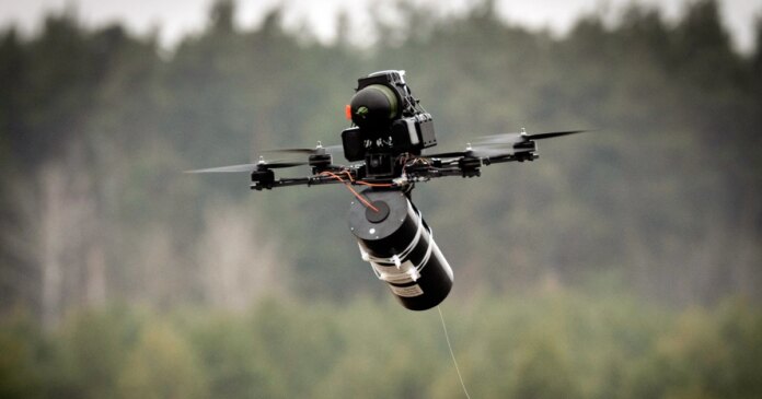 Fiber-optic drones, used widely in the war in Ukraine