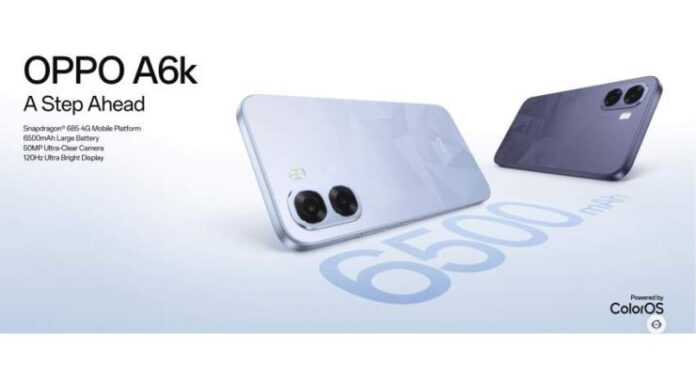 OPPO A6K A Reliable and Smooth Partner for Everyday Life