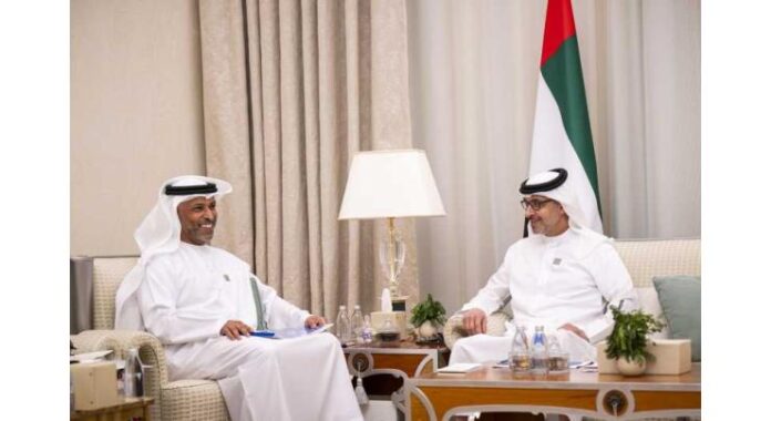 Hazza bin Zayed receives delegation from Khalifa University, reviews science and technology R&D