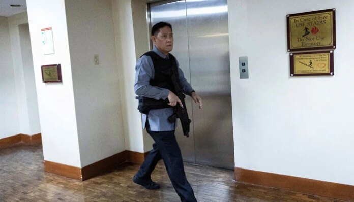 Gunshots fired in standoff at Philippine Senate over ICC suspect
