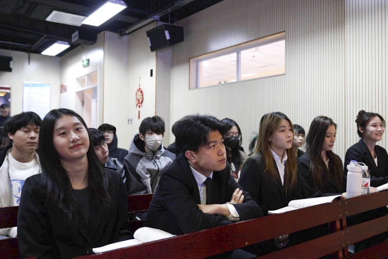 A university in Beijing where students enrolled for China’s first marriage-related degree program in March 2025.