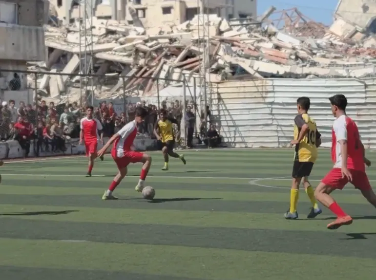 A Gaza Teen's Football Dream After Losing His Family [Screengrab/Al Jazeera]