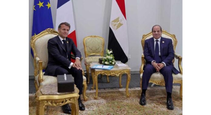 Presidents of Egypt, France stress consolidating Gaza ceasefire, containing regional escalation