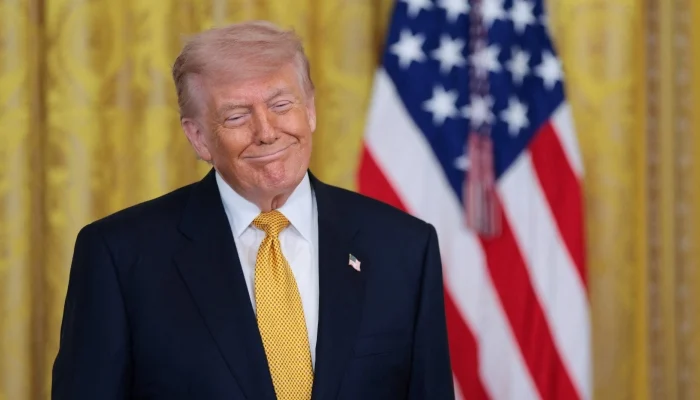 US President Donald Trump attends an event to mark Military Mothers Day, in the East Room at the White House in Washington, DC, US, May 6, 2026. — Reuters