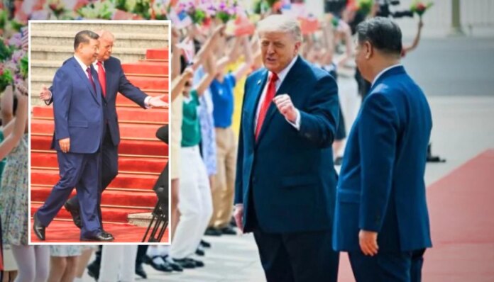 Xi, Trump hold friendly talks as US-China summit begins