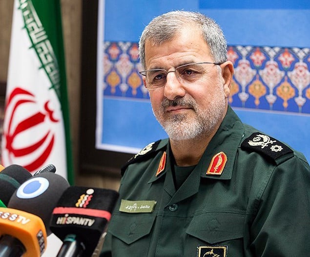 Iran’s supreme leader Ayatollah Ali Khamenei swiftly appointed Mohammad Pakpour as new Revolutionary Guards. PHOTO: TASNIM NEWS