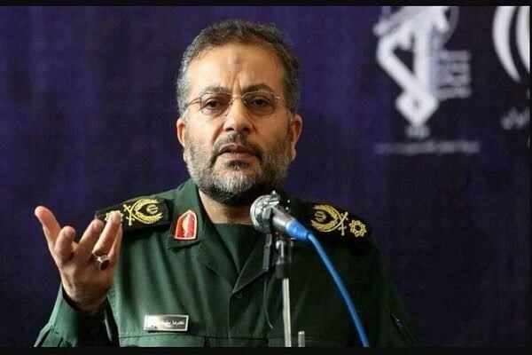 A file photo of Basij force commander Gholamreza Soleimani