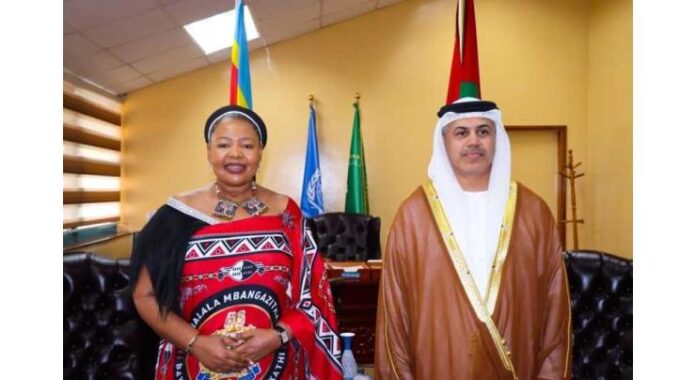UAE Ambassador presents copy of credentials to Minister of Foreign Affairs and International Cooperation of Eswatini