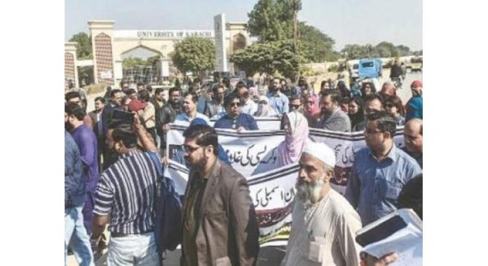 Sindh college teachers announce province-wide protest