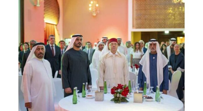 Zayed bin Mohamed bin Zayed, Nahyan bin Mubarak attend Moroccan embassy’s reception on Throne Day
