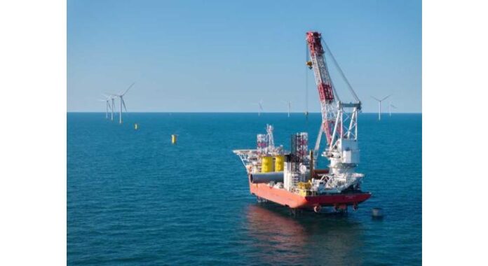 Masdar, ScottishPower Renewables mark major engineering milestone at East Anglia THREE windfarm
