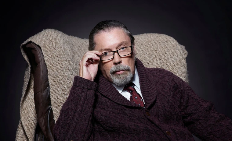 Tim Curry as the narrator in 2016 in "The Rocky Horror Picture Show: Let's Do The Timewarp Again." 