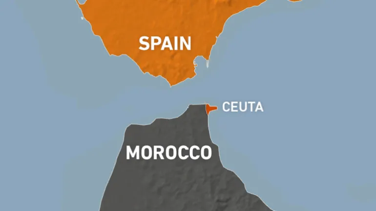 Ceuta map