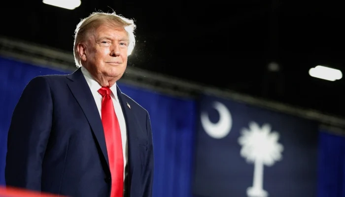 US President Donald Trump participates in a campaign rally for US Senator Darline Graham (R-SC) at the Myrtle Beach Convention Center in Myrtle Beach, South Carolina, US, August 21, 2026. — Reuters