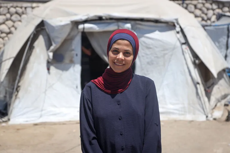 Nesma Harazin, a displaced writer from Gaza City’s Shujaiya neighbourhood, speaks about her views on the proposed ceasefire plan and fears of further escalation