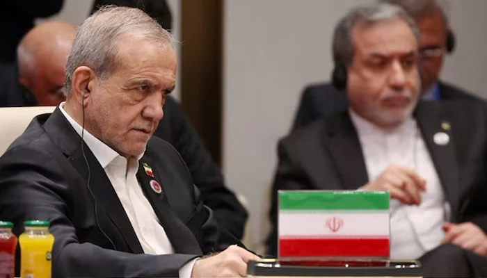 Iranian President Masoud Pezeshkian attends a session of the Shanghai Cooperation Organisation (SCO) summit in Bishkek, Kyrgyzstan September 1, 2026. — Reuters
